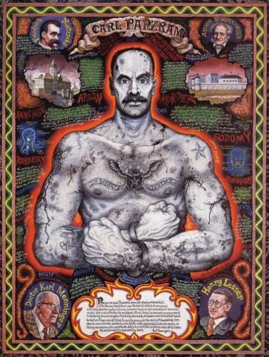 'Portrait of Carl Panzram' by Joe Coleman